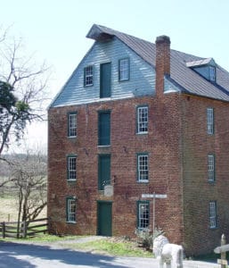 old mill in the village of Waterford Virginia