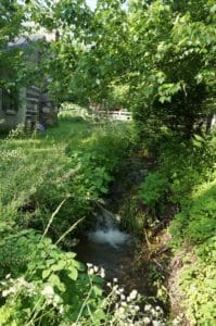 Tannery Creek in Waterford in Loudoun County Virginia