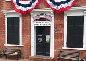 Waterford Post Office on July 4th in Waterford VA