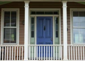 purple door in Waterford VA