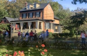 garden on second street in Waterford Virginia